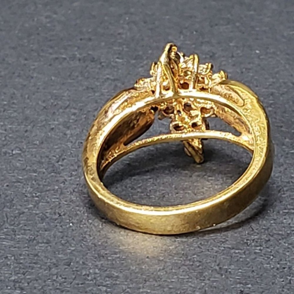 Vintage Ladies Cocktail Ring Size 8 - Picture 3 of 5